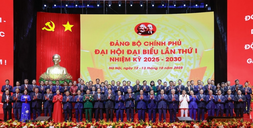 Đại hội Đảng bộ Chính phủ lần thứ I thành công rất tốt đẹp